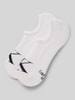 Calvin Klein Jeans Sneakersocken mit Logo-Stitching im 2er-Pack Weiss