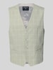 Strellson Slim Fit Anzugweste mit Knopfleiste Lind