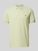 Gant Regular Fit Poloshirt mit Label-Stitching Modell 'SHIELD' Hellgruen