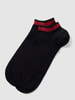 HUGO Sneakersocken mit Kontraststreifen im 2er-Pack Modell 'Tape' Black