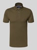 Tommy Hilfiger Slim Fit Poloshirt aus Baumwoll-Elasthan-Mix Oliv