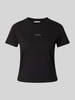 Calvin Klein Jeans Regular Fit T-Shirt mit Label-Patch Black