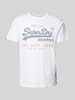 Superdry Relaxed fit T-shirt met labelprint Wit