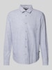 s.Oliver RED LABEL Regular Fit Freizeithemd aus Leinen-Baumwoll-Mix Blau