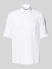 Marc O'Polo Regular Fit Freizeithemd aus reinem Leinen Weiss