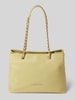 VALENTINO BAGS Shopper met labelapplicatie, model 'ARCADIA' Lichtgroen