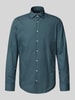 SEIDENSTICKER Slim fit zakelijk overhemd met kentkraag Groen