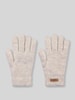 Barts handschoenen met labelpatch model 'Witzia' Offwhite