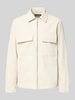 Marc O'Polo Regular Fit Hemdjacke aus reiner Baumwolle Beige