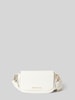 VALENTINO BAGS Handtas met labelapplicatie, model 'MIRAMAR' Wit