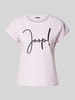 JOOP! T-Shirt mit Label-Stitching Modell 'Teri' Flieder