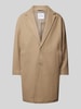 Only & Sons Oversized lange jas met reverskraag, model 'WORF' Beige