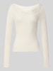 Rich & Royal Slim Fit Shirt aus reiner Baumwolle Offwhite