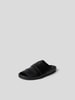 Rick Owens Slides aus Leder Schwarz