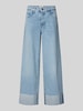 MAC Wide Leg Jeans im 5-Pocket-Design Modell 'Nevada' Hellblau