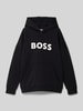 Boss Hoodie mit Kapuze Black