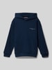 Tommy Hilfiger Kids Hoodie mit Logo-Stitching Marine