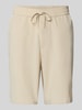 BOSS Green Regular Fit Shorts mit Tunnelzug Beige
