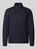 Geox Jacke mit verdecktem Reißverschluss und Eingrifftaschen Marine