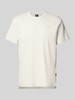 G-Star Raw T-Shirt mit Label-Stitching Modell 'Nifous' Offwhite