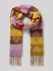 FRAAS Schal mit Fransen-Abschluss und Herz-Print Beige