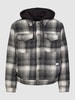 The Hundreds Overhemdjack met glencheck-motief Zwart