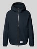 khujo Windbreaker met capuchon, model 'Hamza' Marineblauw