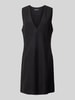 Marc Cain Minikleid mit V-Ausschnitt Black