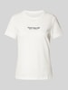 Tom Tailor Regular Fit T-Shirt aus reiner Bio-Baumwolle Weiss