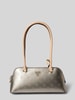 Guess Handtasche mit Label-Applikation Modell 'ARNELA' Silber