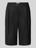 Christian Berg Woman Bermudas mit französischen Eingrifftaschen Black