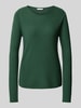 Tom Tailor Regular Fit Strickpullover mit Baumwoll-Anteil Dunkelgruen