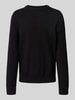 HUGO Regular Fit Strickpullover aus reiner Baumwolle Modell 'SIMO' Black
