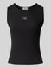 Calvin Klein Jeans Tanktop mit Label-Detail Black