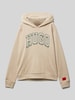 HUGO Hoodie mit Kapuze Beige