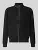 bugatti Sweatjacke mit Label-Details Anthrazit