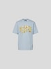 Billionaire Boys Club T-Shirt mit Label-Print Blau