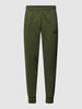 PUMA PERFORMANCE Sweatpants mit Label-Print Dunkelgrün