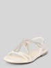 Tamaris Sandalen met strass-steentjes Wit