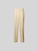 Bonsai Stoffhose mit Kellerfalten Beige