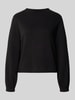 OPUS Sweatshirt met uitlopende mouwen model 'Gisinna' Zwart