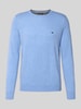 Fynch-Hatton Regular Fit Pullover mit Kaschmir-Anteil Modell 'Merino' Hellblau