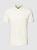 CK Calvin Klein Poloshirt mit Label-Detail Offwhite