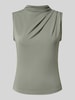 Pieces Shaped Fit Top mit Stehkragen Modell 'MADISON' Mittelgrau