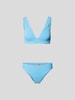 Sorbet Island Bikini in Bouclé-Optik Hellblau