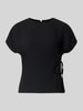 OPUS T-Shirt mit seitlicher Schnürung Modell 'Sifem' Black