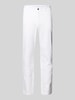 Tom Tailor Denim Slim Fit Leinenhose mit Baumwollanteil Offwhite