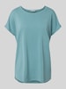 Christian Berg Woman T-shirt z mieszanki modalu z okrągłym dekoltem Morski