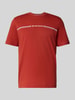 Tom Tailor Regular fit T-shirt van puur katoen Donkerrood