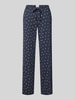 SCHIESSER Wide Fit Pyjama-Hose aus Baumwoll-Mix Dunkelblau